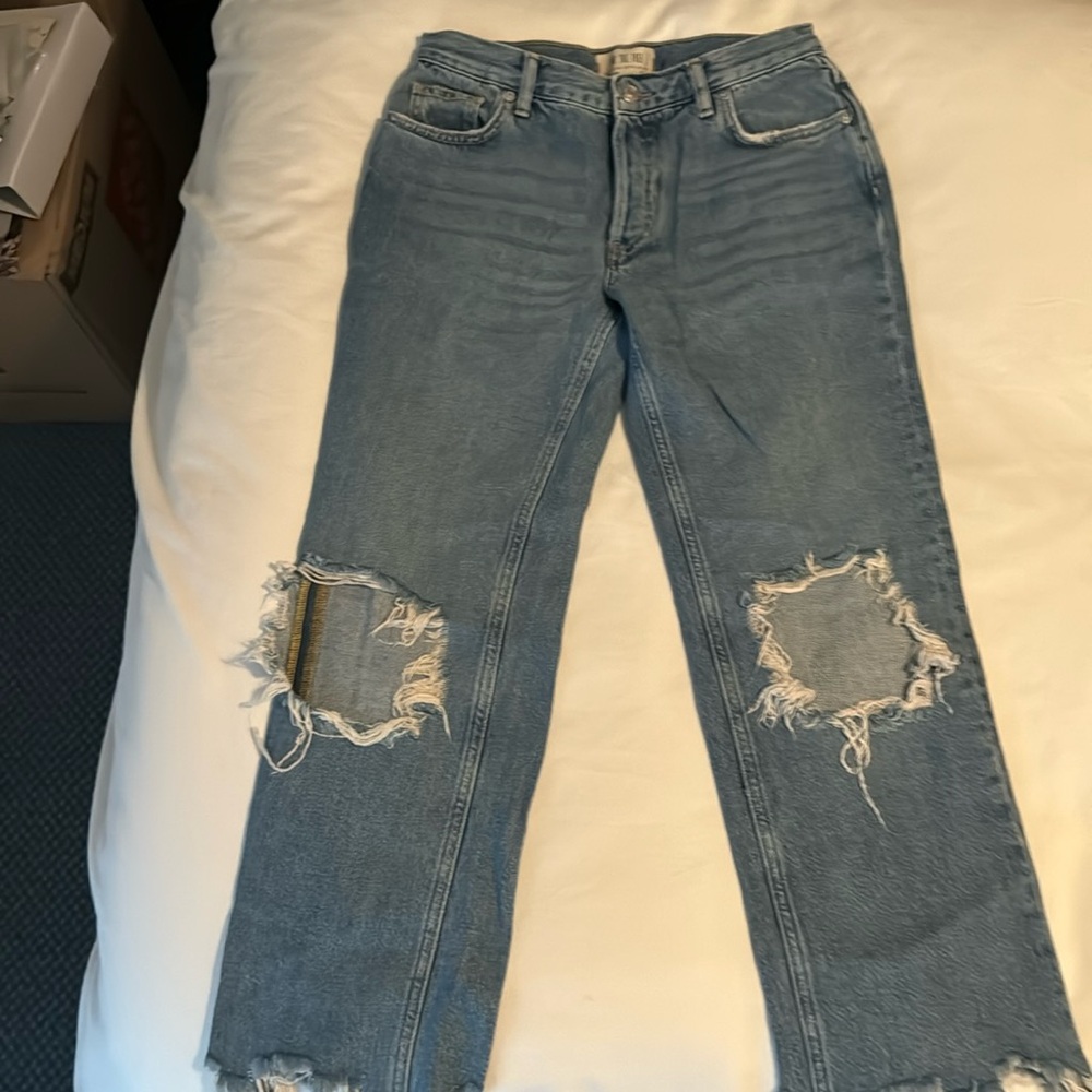 Distressed We The Free Jeans